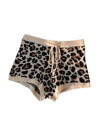 Image of MakeMeChic Women's Mini Micro Shorts Y2k Booty Shorts Sleep Pajama Bottoms