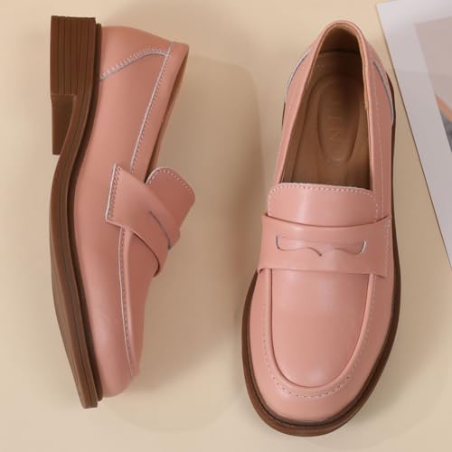Image of Loafers for Women Black Penny Loafer Business Casual Shoes Women's Loafers & Slip-Ons Ladies Flats Comfortable Dressy