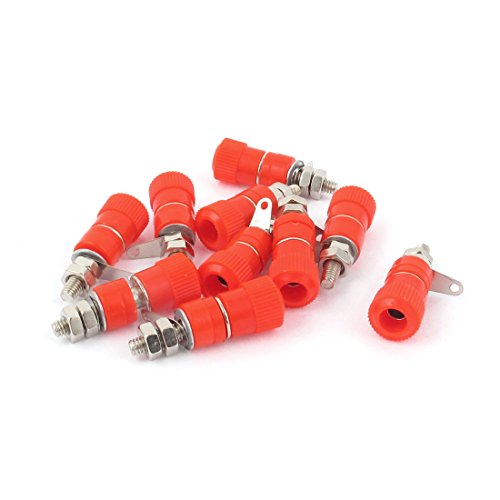 Terminal banana rojo para audio 10 piezas miniatura 1