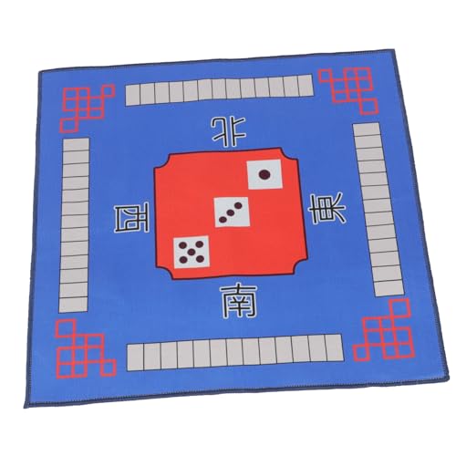 LRXIYODE Tapete Mahjong Antideslizante con Reducción de Ruido Protectora para Mesa Material Seguro y Suave Decoración Clásica para Mesa Domino y Póker