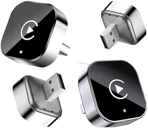 KAJIE MILAN Wireless to Wired car CarPlay Adapter, Fast and Automatic Connection