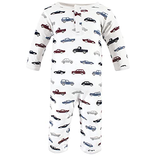 Image of Hudson Baby Baby Cotton Union Suit, 3 Pack