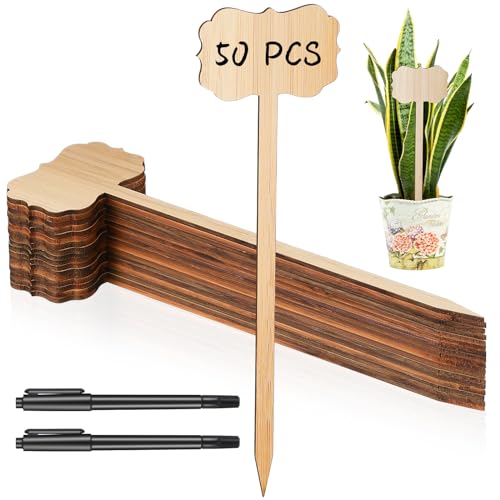 Bamboo Plant Labels 8 Inch Tags for Garden