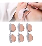 3 Paar Vervangen Oogleden Siliconen Dubbele Wimpers Vervangende Oogleden voor Mannequinhoofd Oefe...