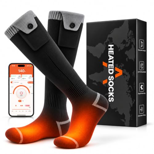 Sorsves 10000mAh App Heated Socks