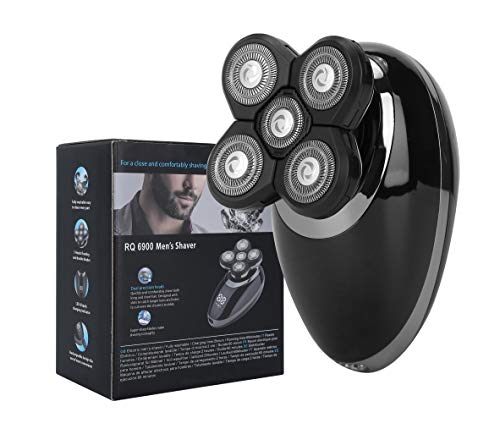 Shavers for Men Electric Shaver Shaver, LED Display Rechargeable Electric rotary Shaver, Bald Men IPX7 Waterproof, Fast Charging, men's Grooming Kit, Beard Trimmer