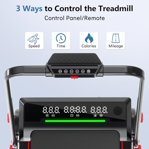 Image of Walking Pad Treadmill with Incline 8% & Decline -1.5% 4 Level, Under Desk Treadmill for Home, 2.5HP Quiet BLDC EvoDrive Portable Walking Pad with Remote Control, Led Display