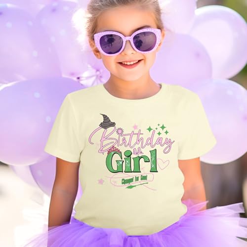 Image of LOTUCY Birthday Girl Outfit for Kids Its Me Hi Im The Birthday Girl Shirt Letter Printed Princess Birthday T-Shirt