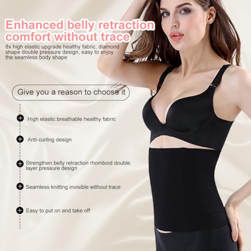Waist Trainer for Women under Clothes,Corset Liner Under Corset Liner,Tummy Control Waist Cincher Shapewear4