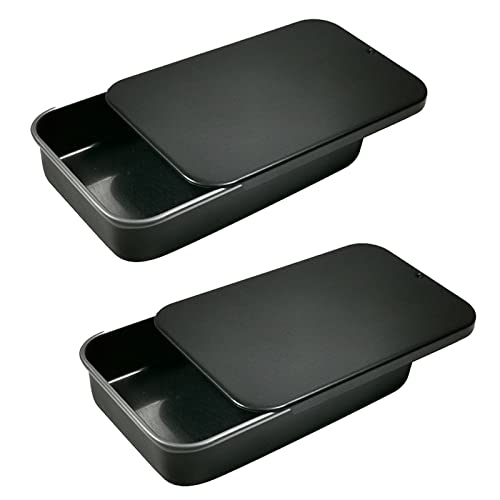 Jibiacb Dental Floss Dispenser,Portable Dental Floss Case Dental Floss Picks Cases Refillable Floss Pick Holder Travel Case For Storing Dental Floss (Black+Black,2Pcs) #TOP4