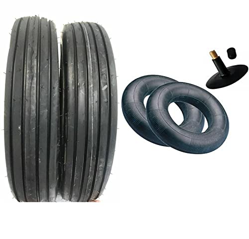 Two 600x16 6.00-16 Rib Implement Farm Tractor Tires W/tubes Disc Do-All 6 Ply Includes Tubes Ideal for Discs and More 6 Ply Rated for Dependable Performance