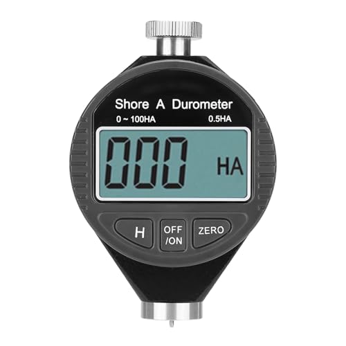 Durómetro digital Shore A para caucho con pantalla LCD que optimiza tus mediciones de dureza