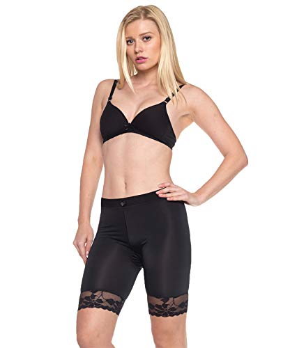 Slip Shorts for Women Smooth Lace 3 Pack 7" Undershorts Anti Chafing (2XL) - Thumbnail 5
