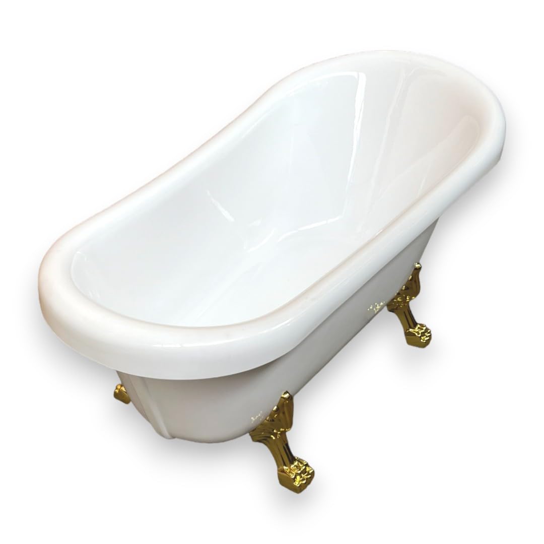VASCA DA BAGNO INSTALLAZIONE LIBERA EPOCA RETRÓ Margherita Piedi Oro 170x80 cm
