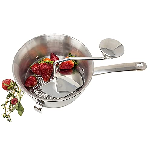 Norpro, Silver Multi-Purpose Food Mill, Stainless Steel, 2.2 Qt #TOP1
