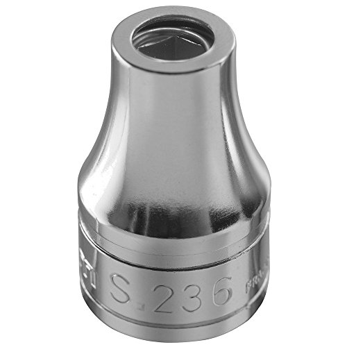 Facom J.236 Socket Holder for 5/16" Hex Screwdriver Bits, 3/8" Square Drive, Silver
