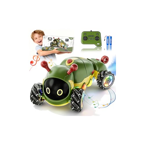 Kssvzz Coche Teledirigido, 2.4Ghz Niños Coche Teledirigido con Música, 4DW Monster Truck Drift Car para Niños con Luz y Spray, Rotación de 360°, Juguetes para Regalo Cumpleaños Navidad Niño 3-12 Años