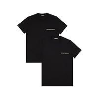 Emporio Armani Core Logoband Uomo 2-Pack Girocollo T-Shirt Nero XXL Regolare