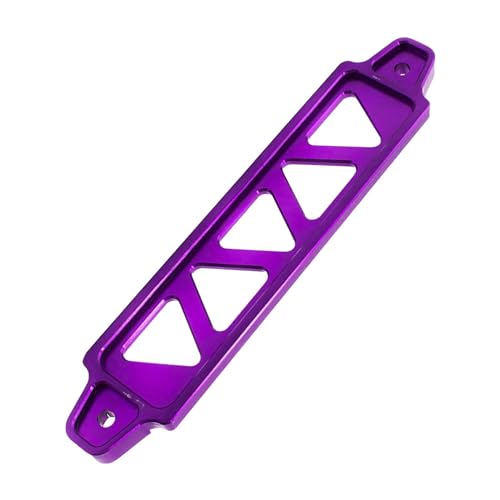 Soporte de sujeción de batería | Soporte de batería de aleación de aluminio resistente, bandeja de batería en rojo brillante soporte de montaje de batería de coche seguro