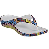 DAWGS Girls' LMFF.U.K. Loudmouth Youth Flip Flop, Stepping Out, 13