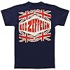 Led Zeppelin Men's Union Jack T-Shirt Blue, Blue, S #1