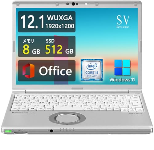 yςݕiz yʉEfUCLet`s note CF-SV7 12.1C`WUXGA(1920x1200) - 8Core i5-8350U - 8GB - SSD 512GB - WebJ - WiFi&Bluetoot