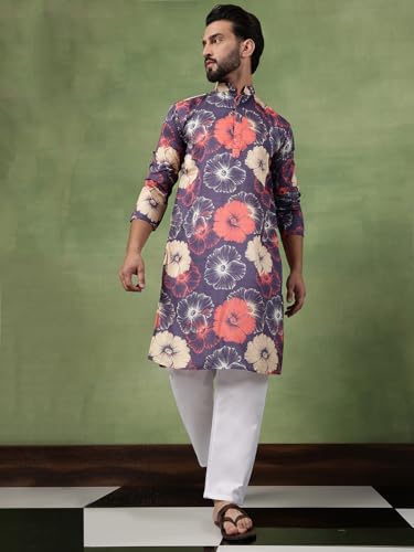 Kurta de algodón transpirable Sojanya pijama de hombre para evitar calor 6