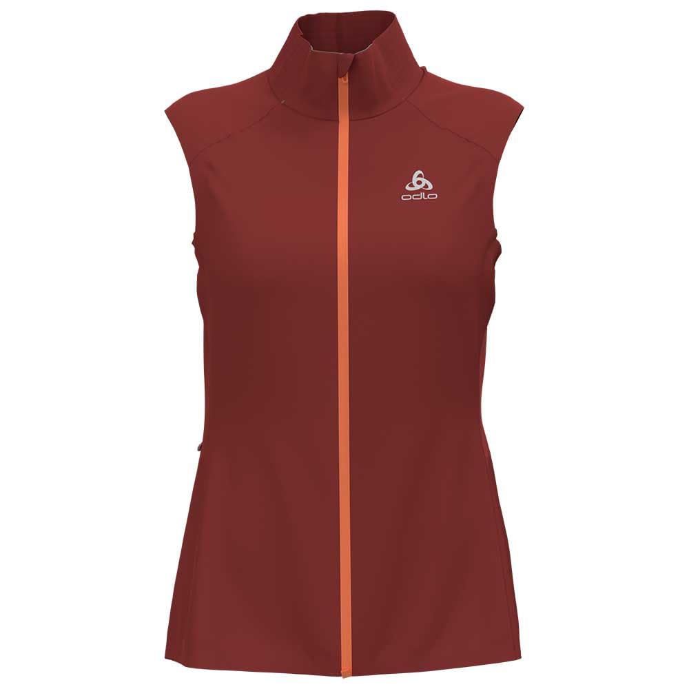 Odlo Women Running vest ZEROWEIGHT WARM, spiced apple, XS