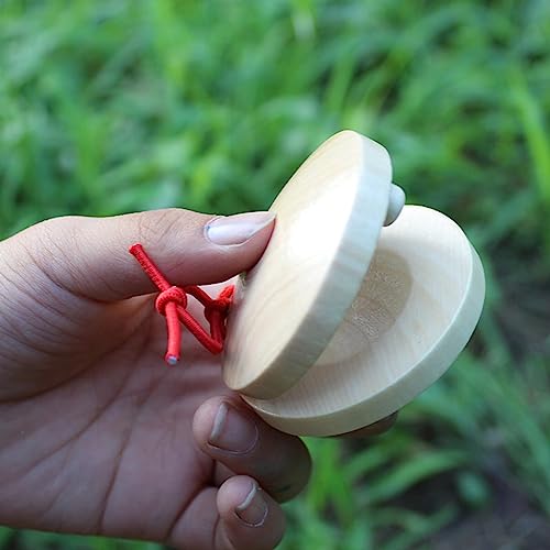 image for mocrcrel Castanets for musical Wooden instrument, Adults Fingers Casta