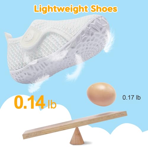 Image of FEETCITY Boys Girls Water Shoes Kids Aqua Socks Quick Dry Barefoot for Beach Swimming Pool