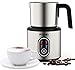 Produktbild FIMEI Milchaufschäumer Elektrisch,4 in 1 Entnehmbarer Automatischer Edelstahl Milchschäumer, Heiß/Kalt Milchschaum,für Latte, Cappuccino, Heiße Schokolade,mit Extra Schneebesen,Leiser,250ml/350ml,500W