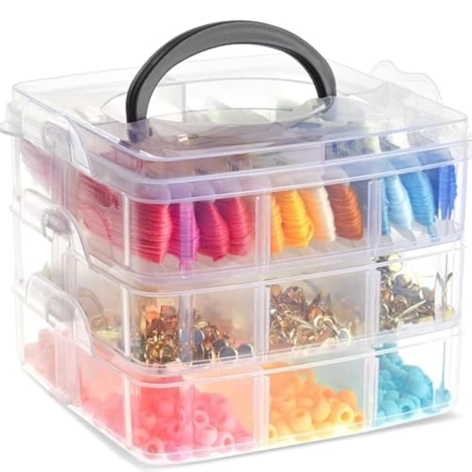 Plastic Jewellery Organiser Box for Earrings & Accessories