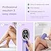 Ubroo Laser Hair Removal for Women & Men, 45°F Ice-Cooling Contact, Safe & Virtually Painless Alternative to Salon IPL Hair Removal Device, Long-Lasting Hair Removal from Home
