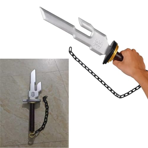damdos Halloween Prop 24 Dagger Sword for Toji Fushiguro Cosplay, 2PCS Toji Fushiguro Katana Sword Inverted Spear of Heaven Costume Birthdays Gifts(2PCS Sets)