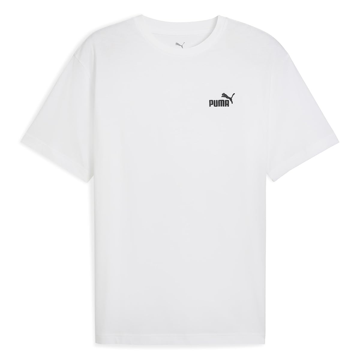 Puma Men's Relaxed Small No.1 Logo T-Shirt - White Puma White - L