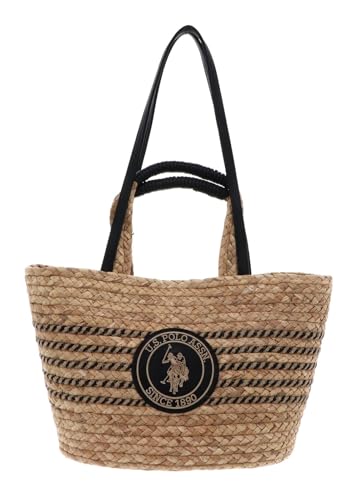Sac bandoulière Somerset U.S. POLO ASSN. en jute et paille tressée