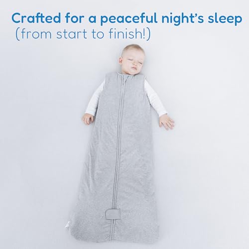 Image of TotAha Baby Sleep Sack 6-12 Months, Soft, Warm, Winter 1.0 TOG Wearable Blanket Baby Sleeping Bag with 2-Way Safe Zippers