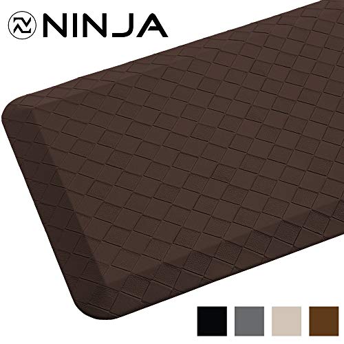 Ninja Brand Premium Anti-Fatigue Comfort Mat, 20x32 Inch, Ergonomically Engineered, Extra Support Floor