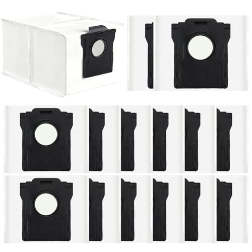 15 Stück l20 ultra staubbeutel für Dreame X50 Ultra/X30 Ultra/L40 Ultra/L10s Ultra Gen 2/L10s Pro Ultra/Mova E30 Ultra/ L40 Ultra/P50 pro Ultra3.2-Liter große Staubbeutel