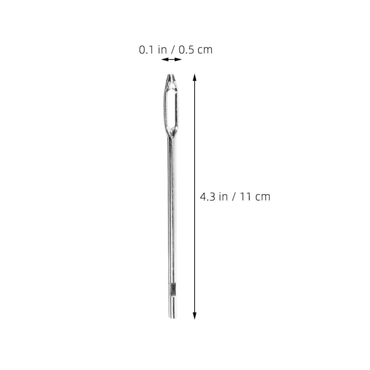 Holibanna 5Pcs Tire Repair Plug Kit with Split Eye Needles Heavy Duty Automotive Tire Maintenance Tools for Quick Flat Fixing and Repairs for Cars and Trucks