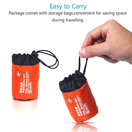 KATOOM Cappello di Testa a Rete,2 PCS Faciale per