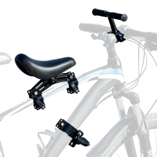Image of Sideroly Front Mounted Kids Bike Seat for Adult Bike,with Handlebars&Pedals