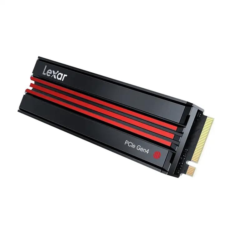 Lexar EQ790 PS5 SSD 2TB, SSD Interno NVMe M.2 con Dissipatore di Calore, 2280 PCIe Gen4x4 NVMe 1.4 SSD Interno, Lettura fino a 7.000 MB/s, Compatibile con PS5, Desktop e Laptop