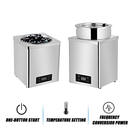 Kommerzielle Slushy-Eismaschine mit 18 l/h, Softeismaschine mit 1250 W, automatische Slushie-Eismaschine, 8-l-Tank, 3… – Bild 8