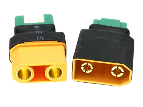 2pcs/Set XT90 to MPX Multiplex Male & Female No Wire Adapter Connector for Airsoft RC Drone
