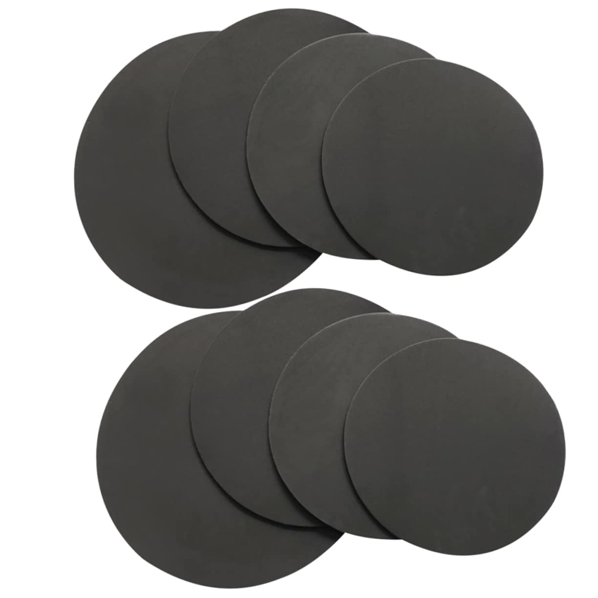 Abaodam 8Pcs Reusable Drum Mute Pads for Tone Control Silent Dampeners Snare Drum Practice Pad Compact and Lightweight Design for Beginners and Professionals