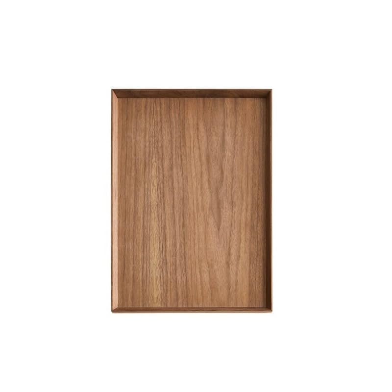 Bandeja Decorativa De Madera, Bandeja Rectangular para Té, Bandeja para Juego De Té Doméstico, Bandeja para Postres, Bandeja De Almacenamiento, Bandeja para Alimentos..Medium