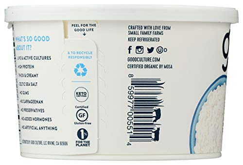 Good Culture, Organic Cottage Cheese, Low-Fat Classic 2%, 16 Ounce