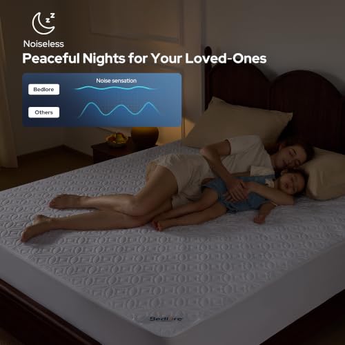 Image of BEDLORE Waterproof Mattress Protector, King Size Mattress Pad