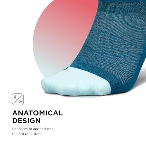 Image of Feetures Elite Light Cushion Mini Crew Sock - Sport Sock with Targeted Compression
